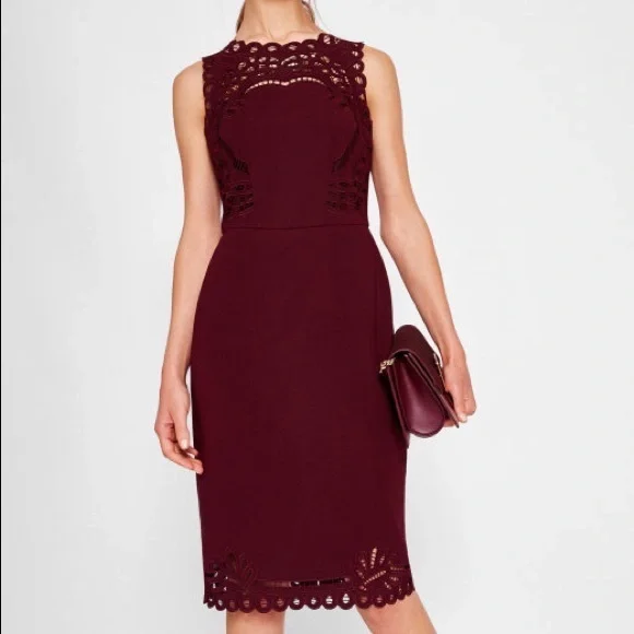 Ted Baker London Dresses Ted Baker Verita Embroidered Bodycon